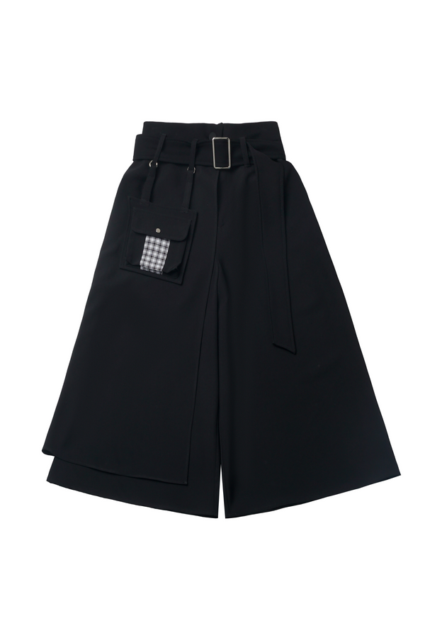 ストライプフリースジャケットポケットトラウザーセット