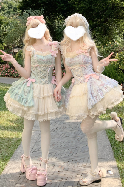 Butterfly Jacquard Sweet Princess Lolita Dress