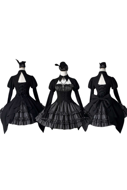 Rabbit Duke Gothic Lolita Dress + Bunny Ear Hat