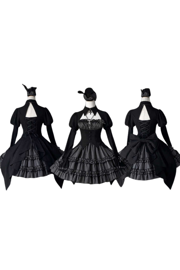 Rabbit Duke Gothic Lolita Dress + Bunny Ear Hat
