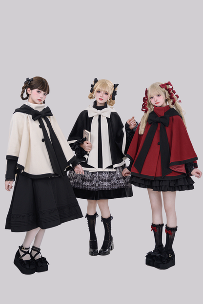 【予約商品】ローズクワイアケープコート＋フーディーリボン