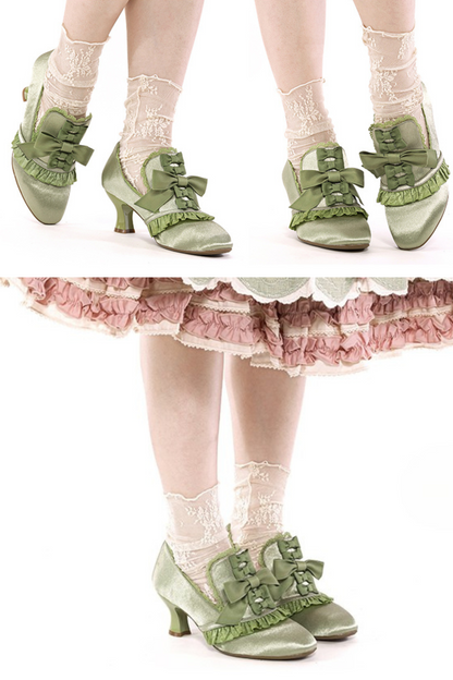 Kite Family Mary Queen Satin Shoes