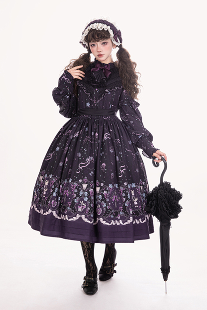 ワイナリーレトロベアロリータドレス