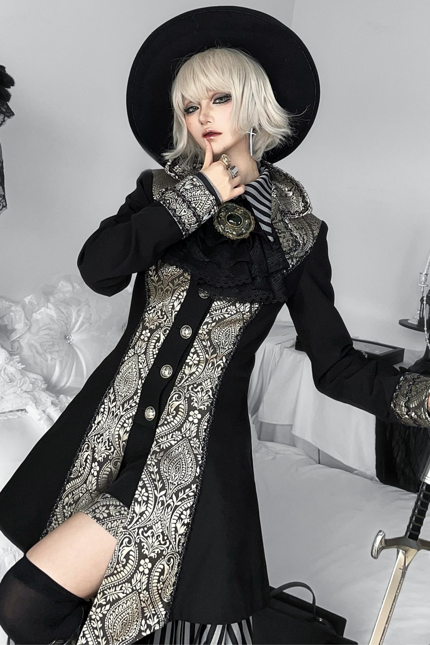 Dark Prince Lolita Jacket + Shirt + Pants + Vest