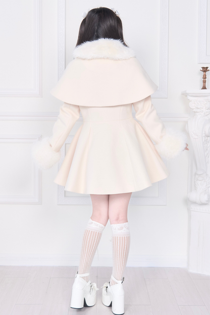 ビッグリボンフレアコート