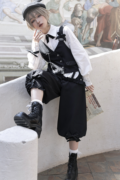 クールシックベスト+シャツ+バルーンパンツ