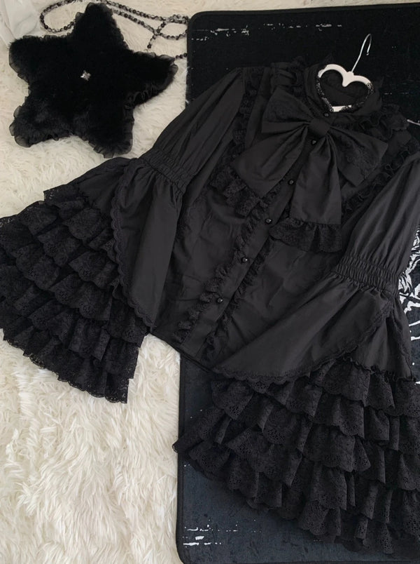 【予約商品】ロリータフリルブラウス