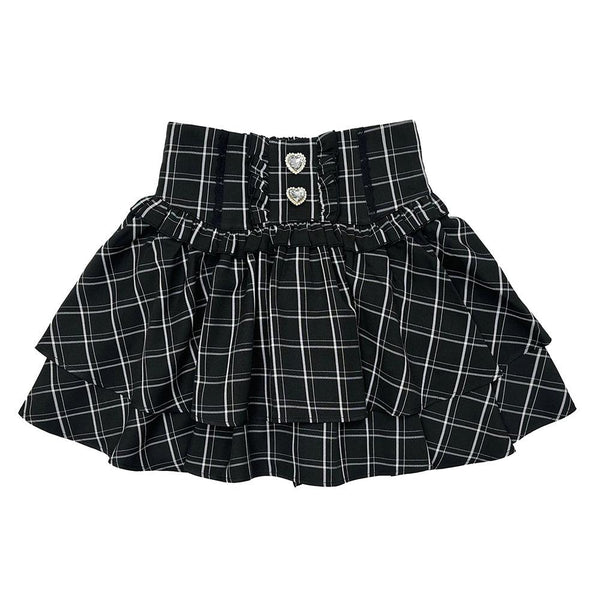 Versatile Double Waist Japanese Skirt