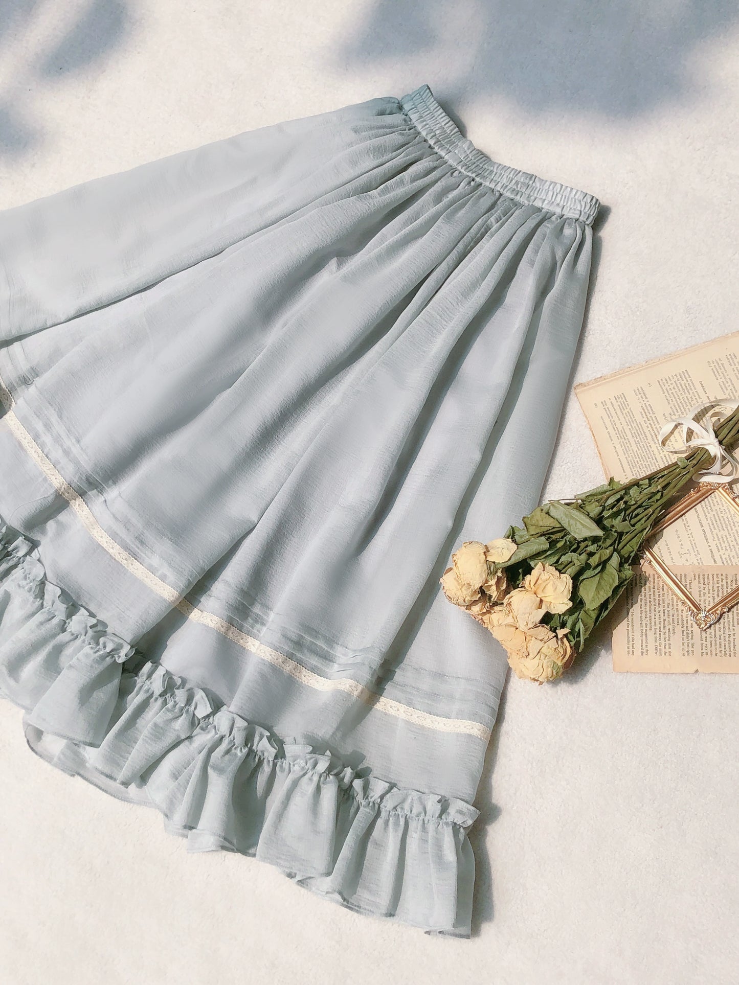 Sweet Retro Top + Frilled Skirt