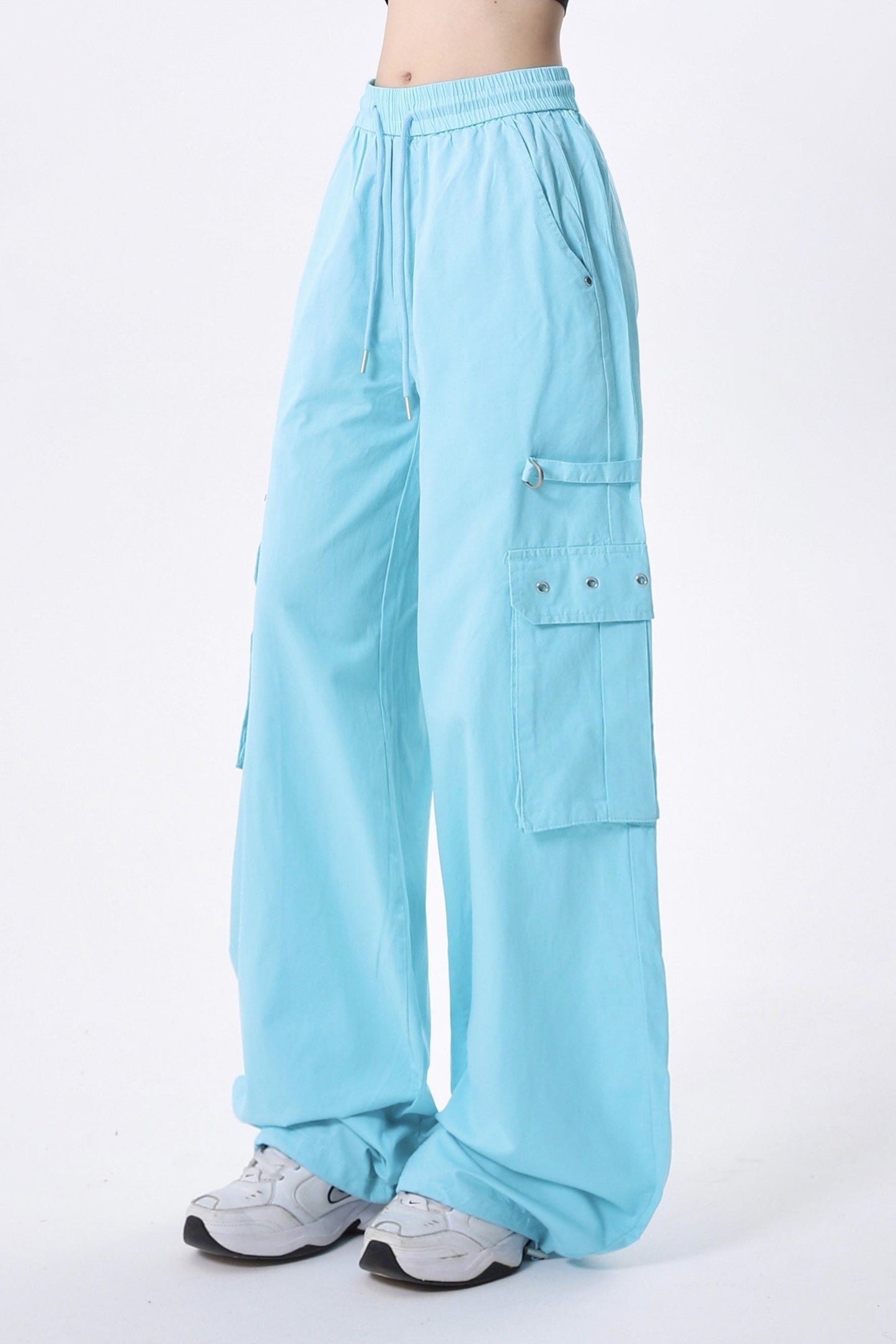 Pink Vintage Cargo Straight Pants