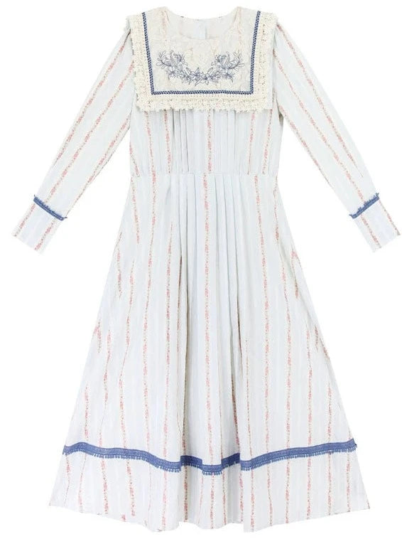 Retro Striped Vintage Dress
