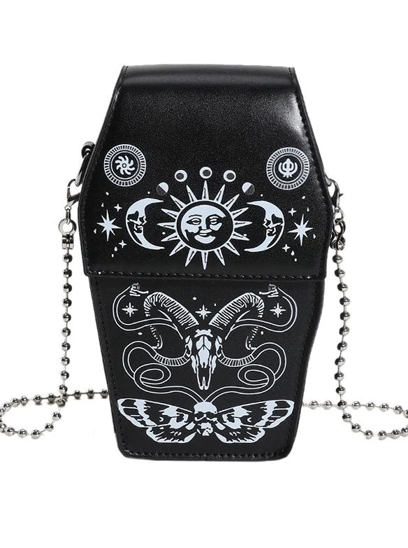 Cross Dark Studded Bag