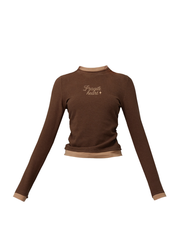 スリーカラーフェイクツーピーストップス