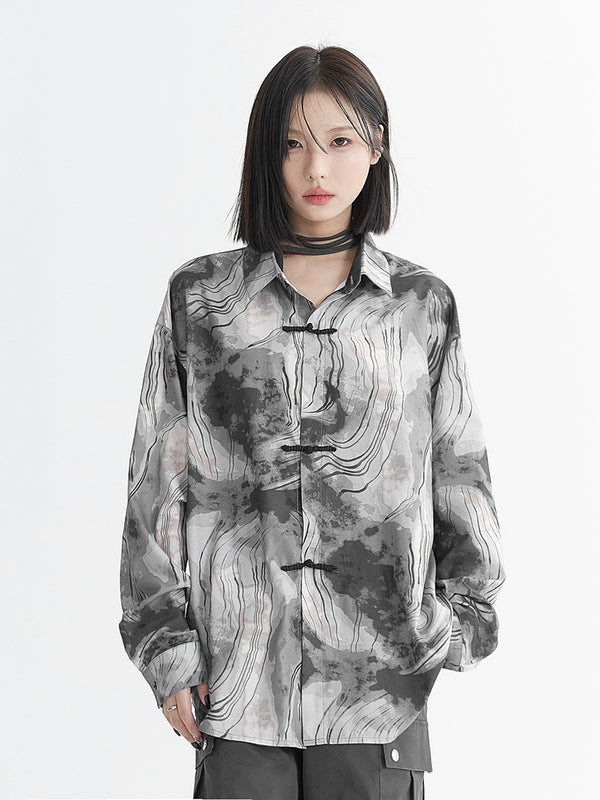 Ink Style New China Loose Shirt