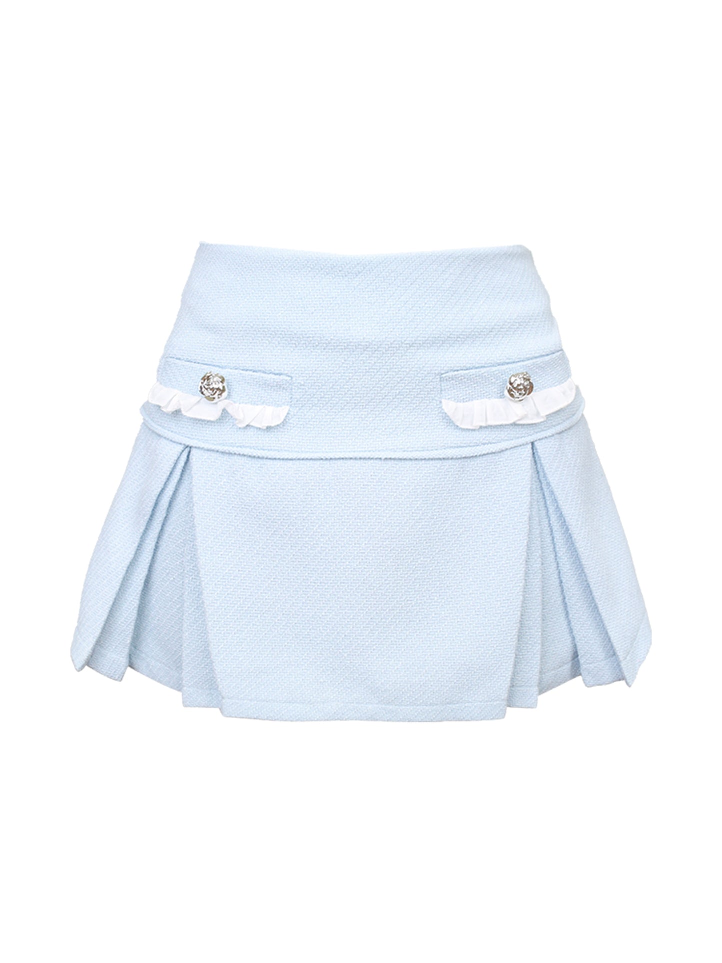 Ice Pear Mint Vest + Shirt + Double Skirt