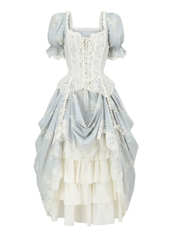 プリンセスフレンチカントリードレス+スカーフ