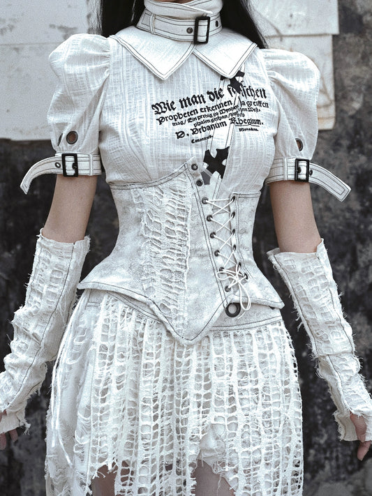 Design White Gothic Corset