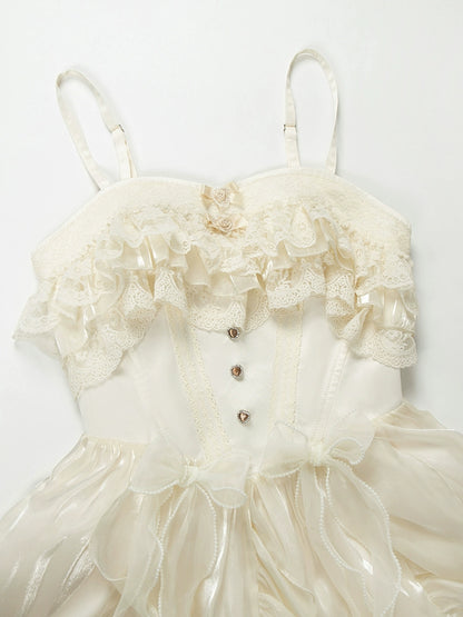 Kura Waist Soft Fishbone Summer Lolita