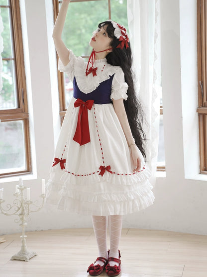 Babble Mi lolita skirt original genuine Shirayukihime op daily Lolita dress light lo skirt full stock