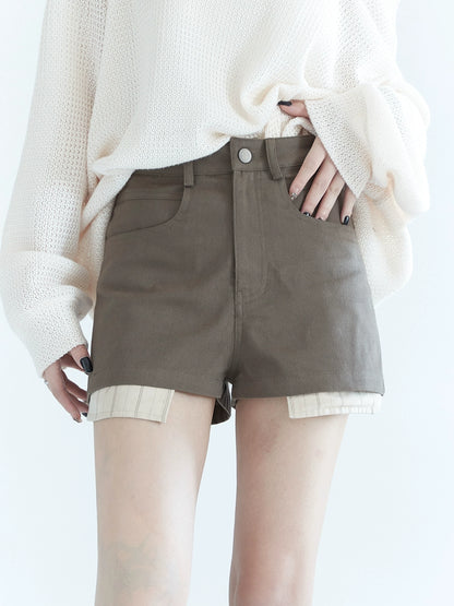 Milky color shorts