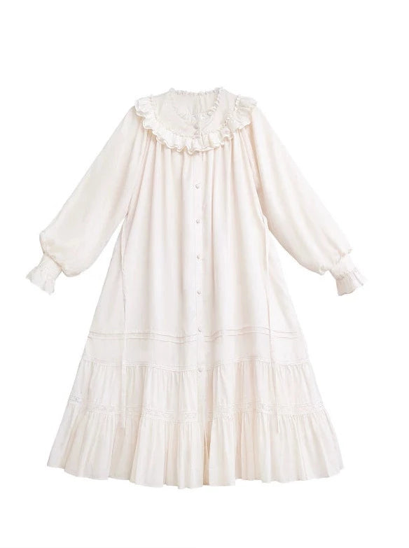 Freesia French Retro Tencel Lace Elegant Dress [Reservation Item].