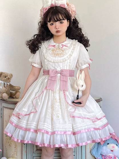 Sweet Flower Rabbit Dream Lolita Doll Dress