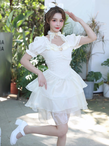 Pure White Sweet Girly Dress