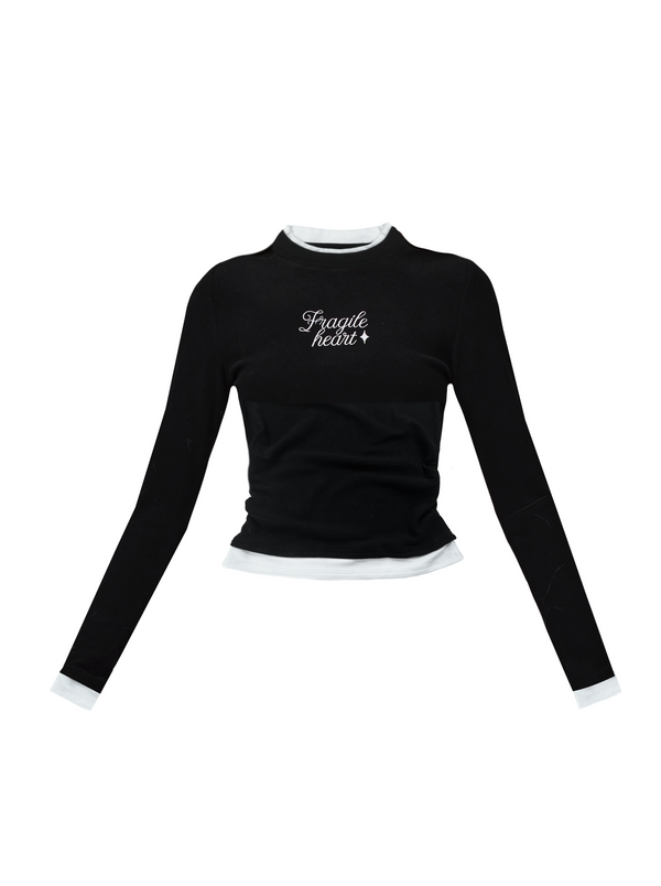 スリーカラーフェイクツーピーストップス