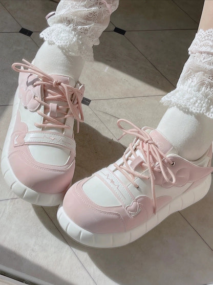 [Angel Neighborhood👼] Little Angel Lace-up Sneakers