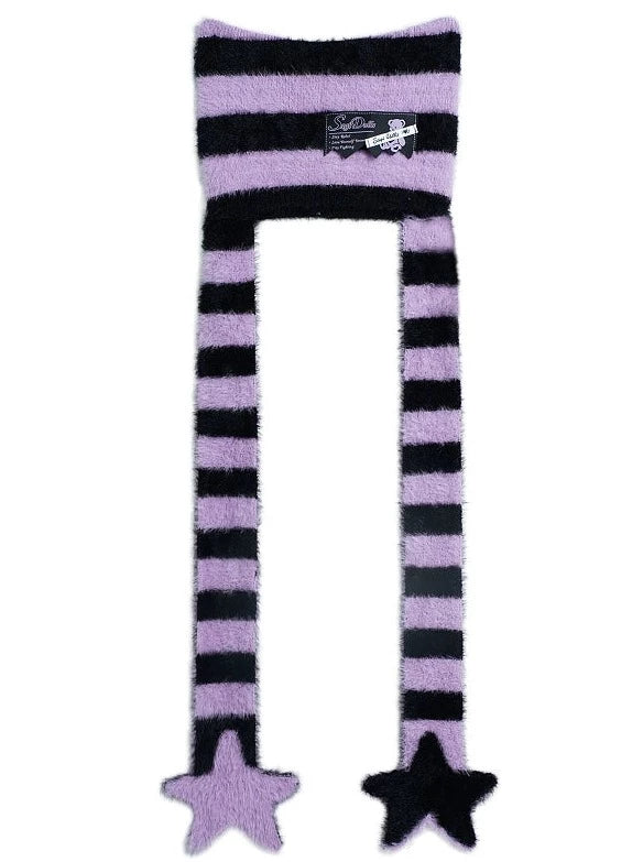 Border Dark Cart Long Hat