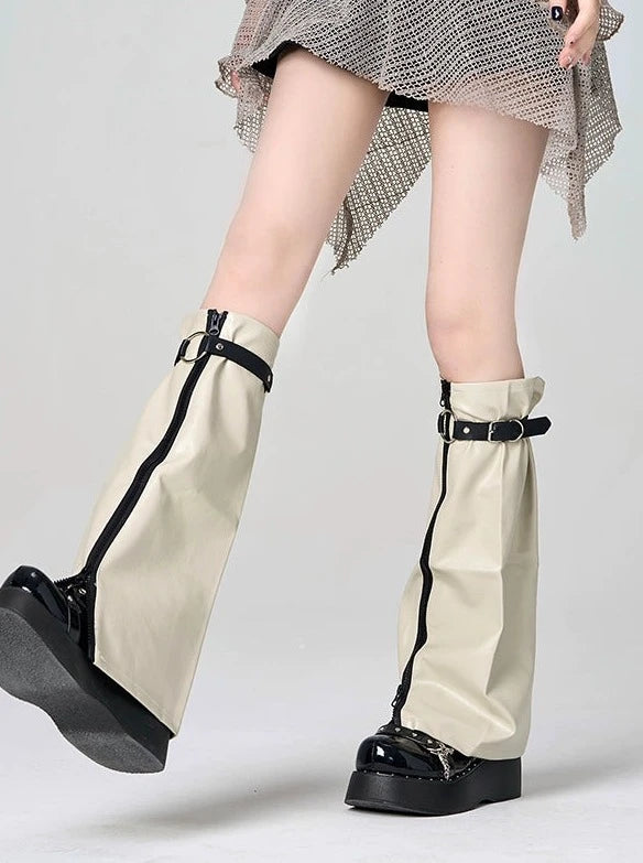Leather Leg Warmers
