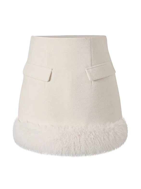 French Furpon Pomant Court + Title Long Skirt + Fur Short Skirt [Reservation Product]