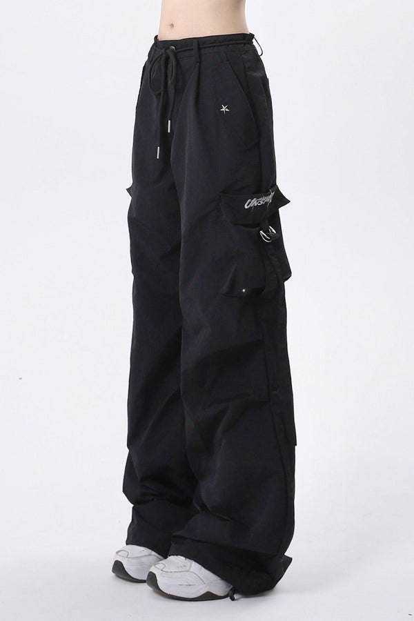 3D Pocket Pink Cargo Pants