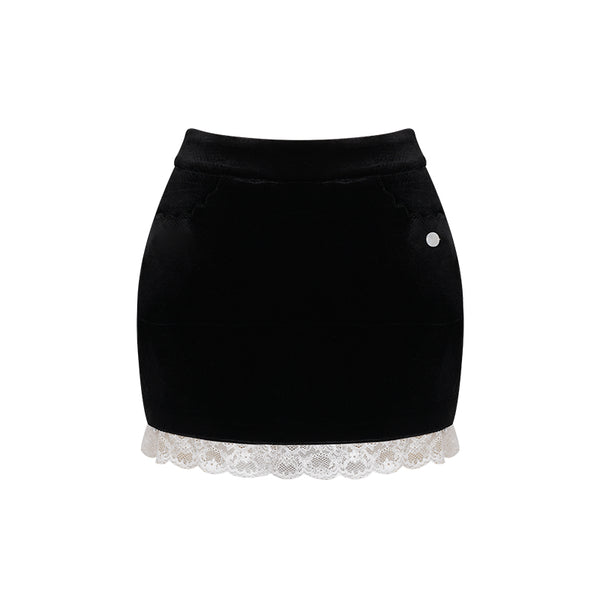 ドールネックニットカーディガンセット