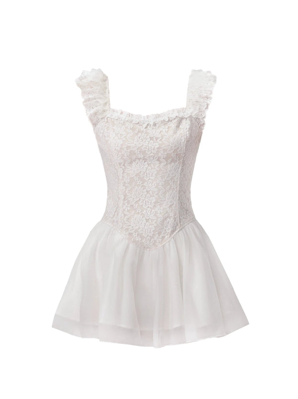 Ballet Girl Romantic Patchwork Dress