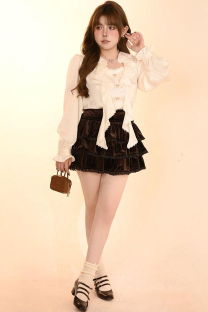 [Reservation product] Elegant French Princess Shirt