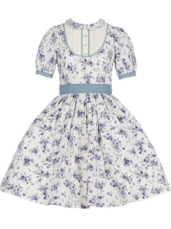 Summer Retro Flower Dress + Flower Apron