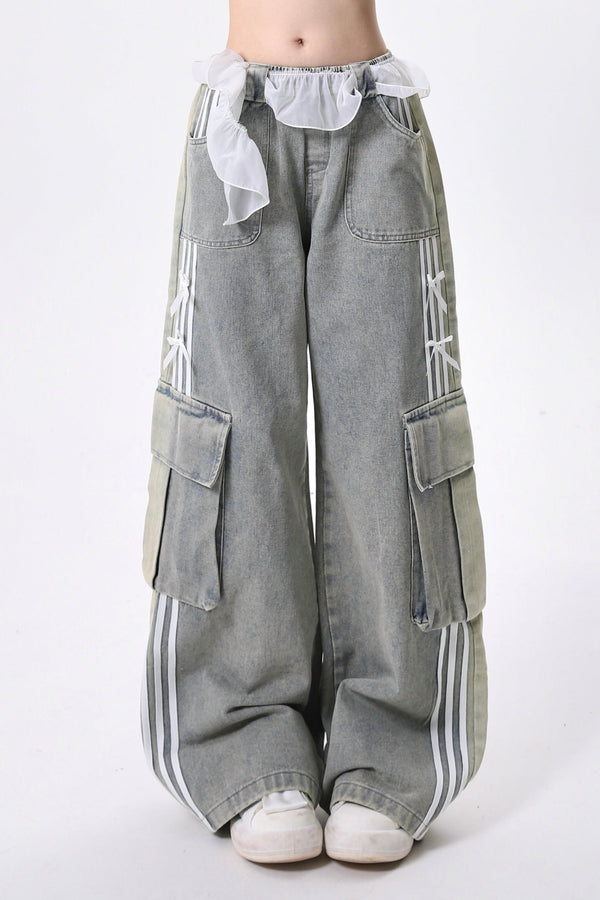 レースフライスリムハイネックセット