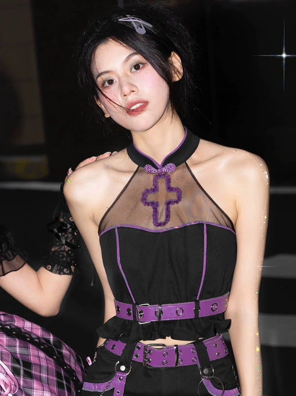 y2kミレニアムスタイルロリータステージドレスアンドトップス