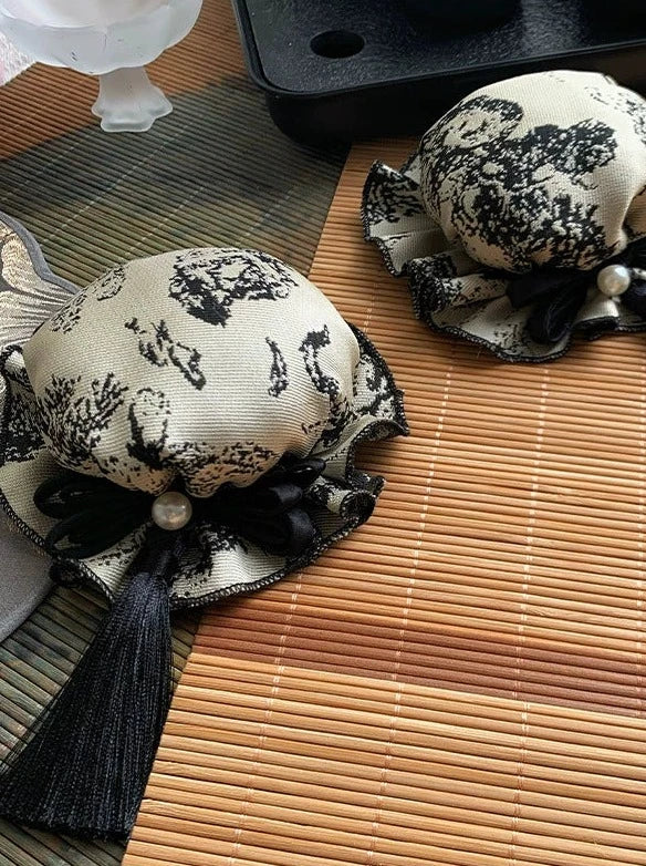 【予約商品】チャイナショートドレスセット+ロングチャイナドレスセット+エプロン+アクセサリー