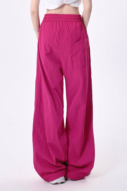 Retro Pleated Loose Wide Leg Pants