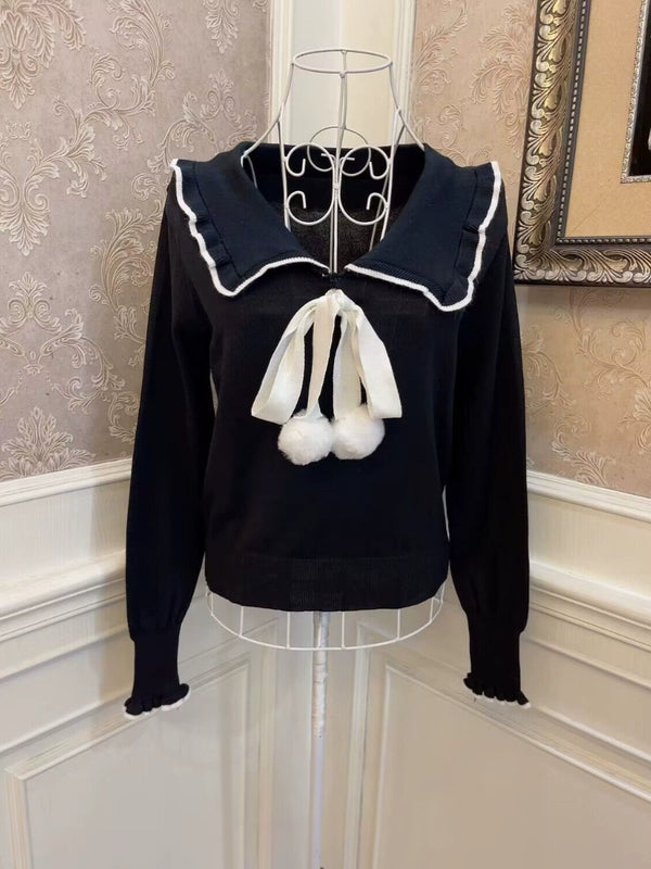 ポンポンスイートガーリートップス