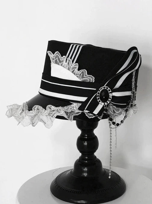 Wanda Full Trick Retro Lolita Prince Hat [Pre-order item].