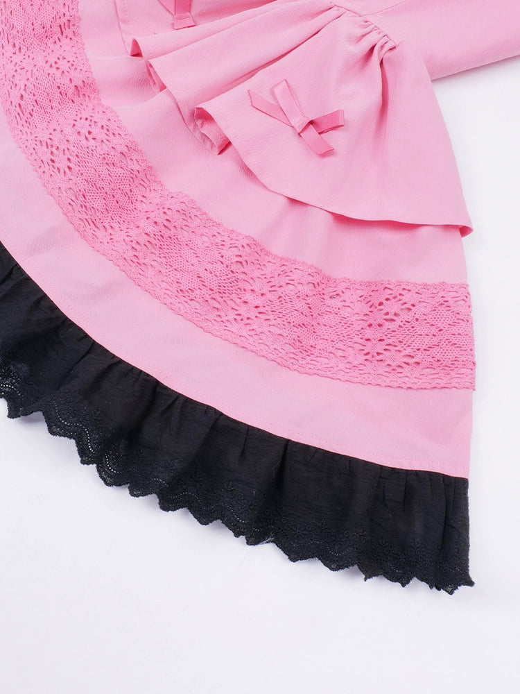 Sweet Black Pink Summer Lolita Dress