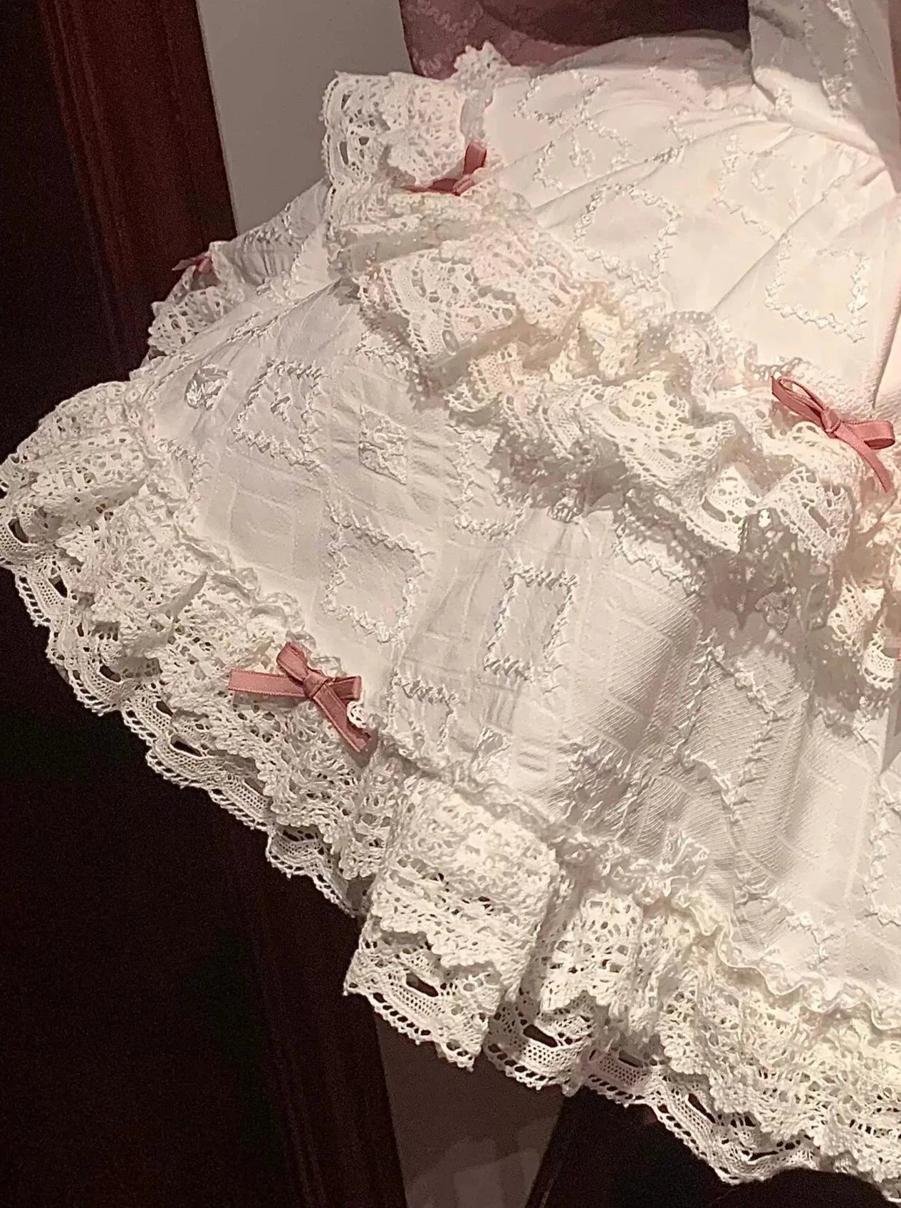 Robe tutu lolita lolita robe élégante jupe ruban rose