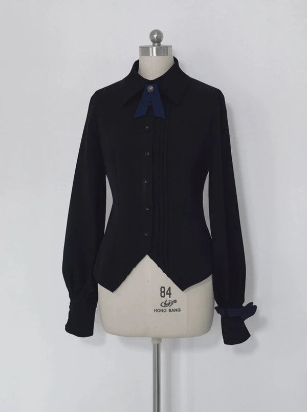 プリンスレトロチェックベスト＋バルーンパンツ＋スリットシャツ【予約商品】