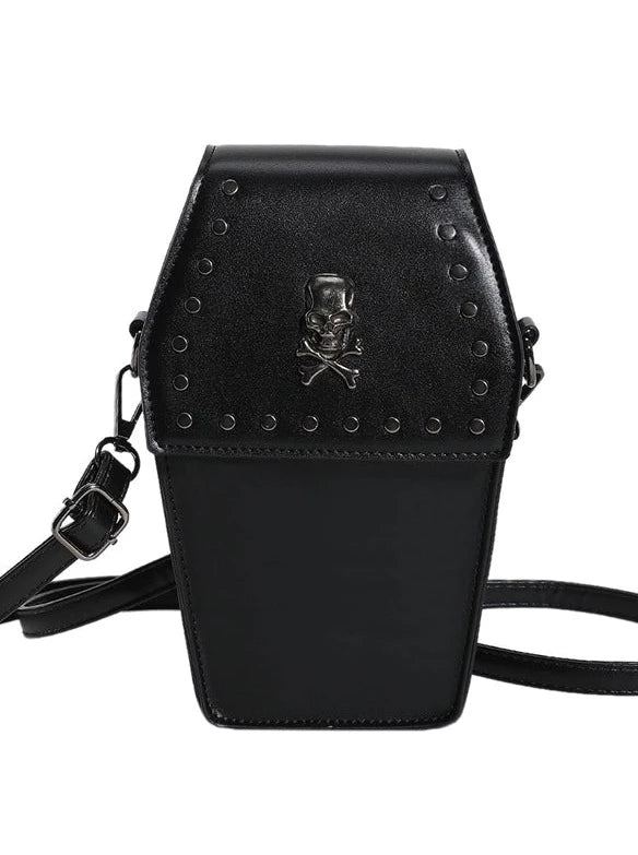 Cross Dark Studded Bag