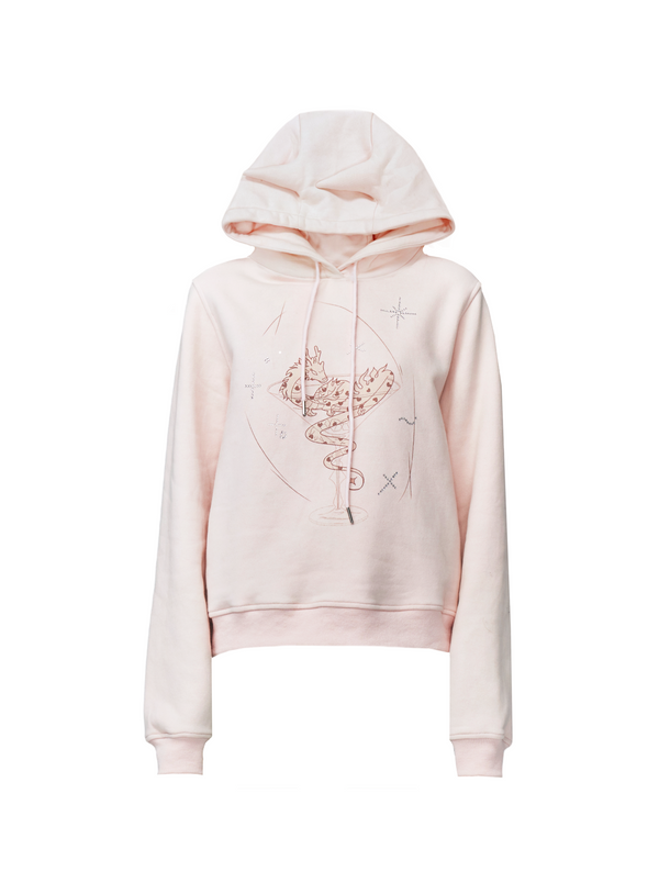 ラジャイルストアストロベリーミルクシェイク ドラゴンフードパーカー