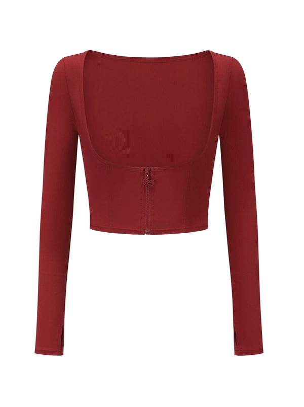 タイトカーディガントップス+キャミソール+アシメスカート