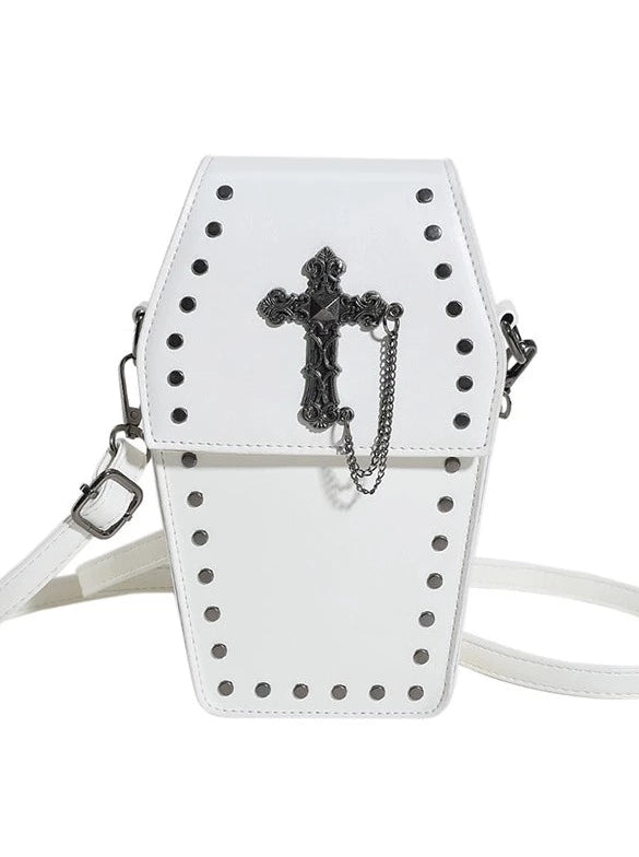 Cross Dark Studded Bag